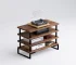 kolstad amp rack hifi rack dark oak